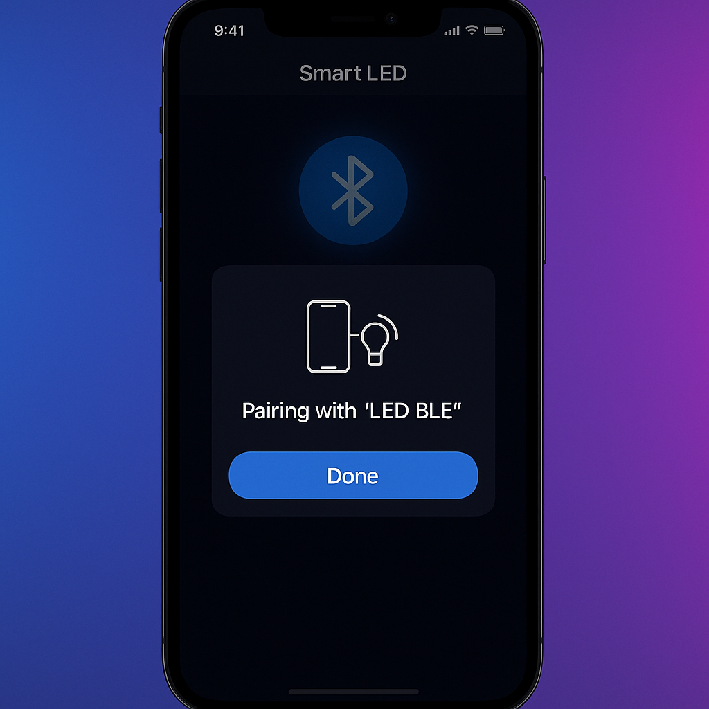 Connect via the mobile app